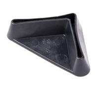 Alberts 434748 Pied d'étagère pour système de profilés Conceptor® Polyéthylène, noir 36 x 36 x 9 mm Kit de 4 pièces