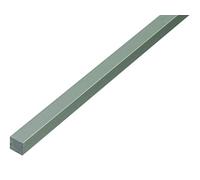 Alberts 473211 Barre carrée | aluminium, couleur argent, anodisée | 1000 x 10 x 10 mm
