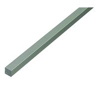 Alberts 473235 Barre carrée | aluminium, couleur argent, anodisée | 1000 x 16 x 16 mm