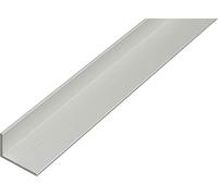 Alberts Cornière 473761 aluminium anodisé argent non perforé 1000 x 40 x 20 mm