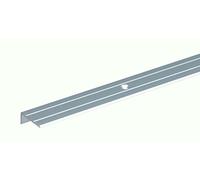 Alberts 476656 Profilé de protection pour nez de marche | aluminium, anodisé, couleur argent | 1000 x 25 x 10 mm