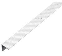 Alberts 476854 Profilé de protection pour nez de marche | aluminium, anodisé, couleur argent | 1000 x 20 x 20 mm