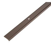 Alberts 477479 Profilé Nez de Marche | Aluminium anodisé Couleur Bronze | 2000 x 23 x 5 mm, Gris, 2 m