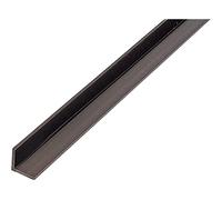 Alberts 479053 Cornière, plastique, noir, 1000 x 25 x 25 mm