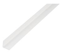 Alberts 479237 Cornière, plastique, blanc, 1000 x 20 x 20 mm