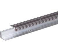 Alberts 487072 Profilé de transition Pro, aluminium, anodisé couleur argent, 2700 x 34 mm