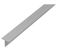 Alberts 496944 Profil en T, aluminium, naturel, 1000 x 35 x 35 mm, set de 2