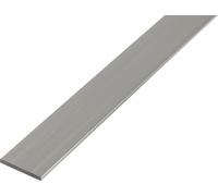 Alberts 497439 Barre plate, aluminium, naturel, 1000 x 15 x 2 mm, set de 9