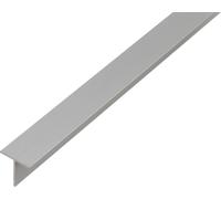 Alberts 497804 Profil en T, aluminium, naturel, 1000 x 20 x 20 mm, set de 5
