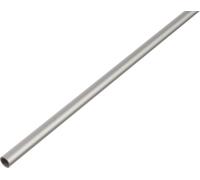 Alberts 498078 Tube rond, aluminium, anodisé couleur argent, 1000 x 25 x 1,5 mm, jeu de 3 pièces