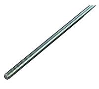 Alberts 498658 Lot de 10 tiges filetées galvanisées bleues, longueur 1 000 mm, filetage M10