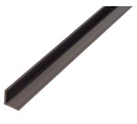 Alberts 498689 Cornière, plastique, noir, 1000 x 25 x 25 mm, set de 12 pièces