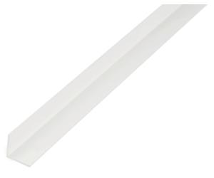 Alberts 498719 Cornière, plastique, blanc, 1000 x 15 x 15 mm, set de 25 pièces