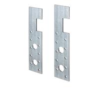 Alberts 50x ancres HE, galvanisées sendzimir, 40x160x30 mm ou 55x180x30 mm