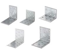 Alberts 50x équerres pour plaques perforées, galvanisées, différentes tailles
