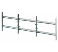 Alberts 553609 Grille de fenêtre Amsterdam | extensible | électro-galvanisé bleu | 300 x 1000-1500 mm