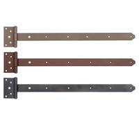 Alberts 6 x DURAVIS® suspensions croisées avec goupille rivetée, acier, zingué bleu, en différentes couleurs tendance, longueur de bande 192 - 591 mm