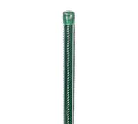 Alberts 609030 Tuteur universel | pour petit grillage souple et fil d'attache | surface striée | plastifié vert | longueur 1500 mm | Ø poteau 12 mm