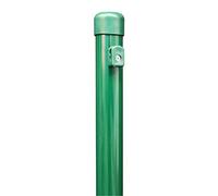 Alberts 613006 Poteau de clôture pour grillage, phosphaté zinc, plastifié vert, longueur 1500 mm, Ø poteau 34 mm
