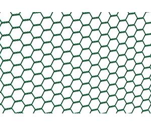 Alberts 614188 Treillis hexagonal | différentes longueurs et hauteurs - en option dans différentes couleurs | en vert | mailles 13 x 13 mm | hauteur 50 cm | longueur 10 m