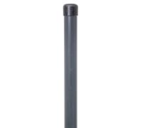 Alberts 617622 Poteau de clôture Fix-Clip Pro | Fixation avec Ancres à enfoncer | Phosphaté au Zinc, plastifié Anthracite (RAL 7016) | Longueur 1690 mm | Ø des Colliers 34 mm