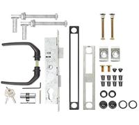 Alberts 653804 Kit d'accessoires pour portails en grillage ondulé, pour portails jusqu'à 1500 mm de hauteur, galvanisés à chaud