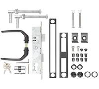Alberts 653859 Kit d'accessoires pour Portail ondulé, Anthracite métallisé