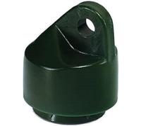 Alberts 655105 Chapeau d'étai | Aluminium, plastifié vert | pour tube Ø 34 mm