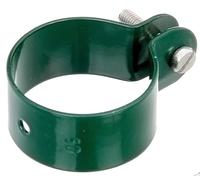 Alberts 655235 Collier pour étançons | galvanisé, plastifié, en vert | Ø du collier 48 mm