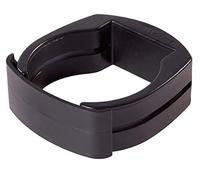 Alberts 656058 Fix-Clip Pro® | pour la fixation de grilles soudées sur des piquets de clôture | plastique, en noir | pour poteau Ø 60 mm
