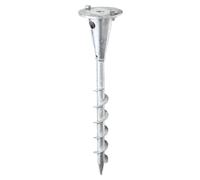 Alberts 657222 Douille à visser au sol pour différents supports | galvanisé à chaud | longueur 400 mm