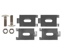 Alberts 673291 Raccord d'angle, pour treillis, anthracite plastifié RAL 7016, M8 x 30 mm, Set de 2 pièces