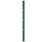 Alberts 677053 clôture Treillis Double | avec Fixation par Pattes de Serrage | Galvanisé à Chaud, plastifié Vert RAL 6005 | Longueur 1750 mm | Poteau 60 x 40 mm