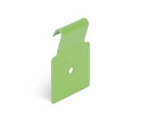 Alberts 688295 Crochet décoratif taille S Sendzimir galvanisé jaune-vert plastifié RAL6018, vert jaune