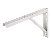 Alberts 803025 Console en profilé en U | au choix dans différents modèles | en blanc | hauteur 175 mm | profondeur 400 mm