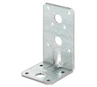 Alberts 820053 Raccord d'angle pour charges lourdes | galvanisé sendzimir | 90 x 50 x 50 mm | kit de 50