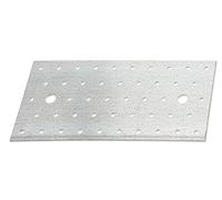Alberts 820374 Tôle perforée, galvanisée sendzimir, 200 x 100 x 2 mm, lot de 25