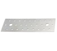 Alberts 820381 Tôle perforée, galvanisée sendzimir, 200 x 60 x 2 mm, lot de 25