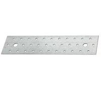 Alberts 820411 Tôle perforée, galvanisée sendzimir, 240 x 60 x 2 mm, lot de 25