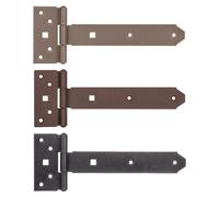 Alberts 821272, suspensions cruciformes DURAVIS®, avec axe riveté, revêtement duplex nacré RAL 1035, bande de 192 x 34 mm, charnière de 45 x 90 mm, lot de 6