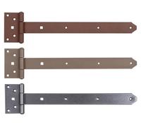 Alberts 821289, suspensions cruciformes DURAVIS®, avec axe riveté, revêtement duplex nacré RAL 1035, bande de 391 x 40 mm, charnière de 59 x 103 mm, lot de 6