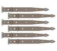 Alberts 821340 DURAVIS®, suspensions pour chantier, revêtues en duplex de couleur beige perle RAL 1035, dimensions 302 / 77 x 48 mm, lot de 6