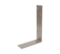 Alberts 821395 DURAVIS® Equerre de poutre, à ailes inégales, beige perle duplex RAL 1035, dimensions 160 x 240 x 50 mm, set de 10 pièces
