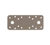 Alberts 821593 DURAVIS® Platine d'assemblage | en beige perle, à couche duplex RAL 1035 | taille 133 x 55 x 2,5 mm | kit de 30