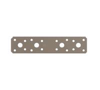 Alberts 821609 DURAVIS® Platine d'assemblage | en beige perle, à couche duplex RAL 1035 | taille 180 x 40 x 3 mm | kit de 30