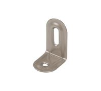 Alberts 821852 DURAVIS® Equerre de réglage, gaufrée, beige perle duplex RAL 1035, dimensions 28 x 40 x 22 mm, set de 50 pièces