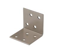 Alberts 821876, connecteurs d'angle DURAVIS®, finition perlée beige double couche, RAL 1035, dimensions 40 x 40 x 40 mm, lot de 50