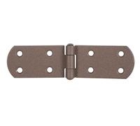 Alberts 821982 DURAVIS® bande pour caisses, avec goupille rivetée, revêtement duplex brun rouillé, taille 135 x 35 x 2 mm, set de 20 pièces