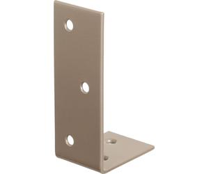 Alberts 822170 DURAVIS® Equerre de poutre, à ailes inégales, revêtement duplex brun rouillé, dimensions 40 x 80 x 30 mm, set de 20 pièces