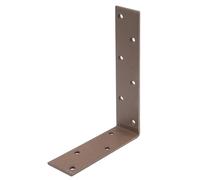 Alberts 822194 DURAVIS® Équerre de poutre | ailes inégales | couleur rouille, à couche duplex | taille 160 x 240 x 50 mm | kit de 10